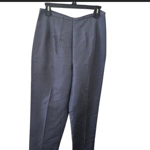 Women's classic loft-style trousers in gray, size 10